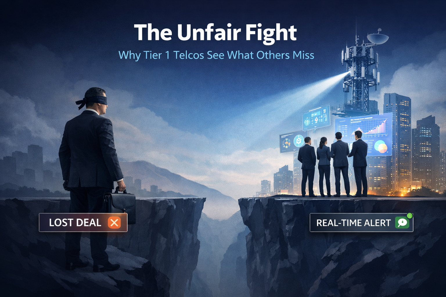 The Unfair Fight: Why Tier 2 & 3 Telcos Lose Deals Before Sales Ever Knows